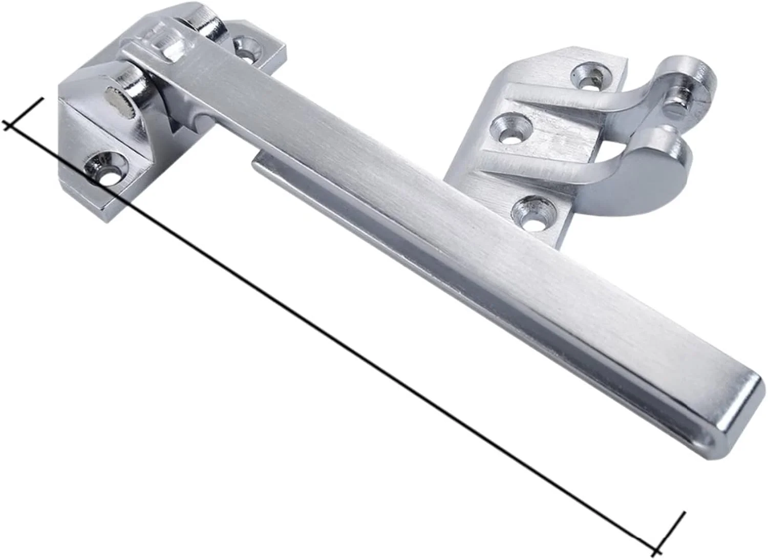 قفل درب امنیتی WANAM Defender، قفل زبانه با کیفیت بالا از جنس آلیاژ روی، زنجیر درب، بست ضد سرقت، قفل راحت برای پنجره و کابینت، مناسب برای امنیت منزل و هتل