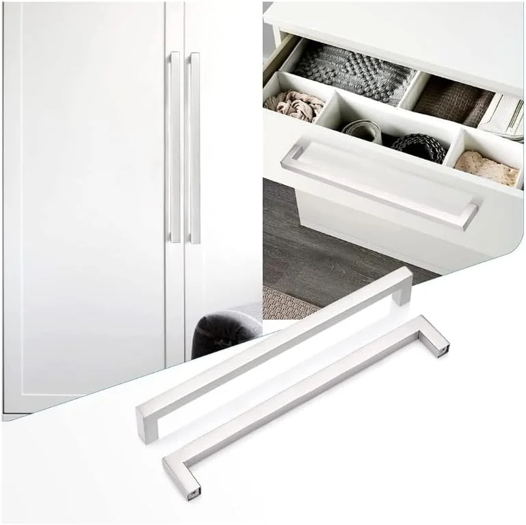 دستگیره کابینت KNP (10x10x160 میلی متر) بسته 10 عددی، راه حلی عالی برای پروژه های بزرگتر ارائه می دهد و یک بروزرسانی شیک و مدرن برای چندین کابینت، کشو یا قطعه مبلمان فراهم می کند.