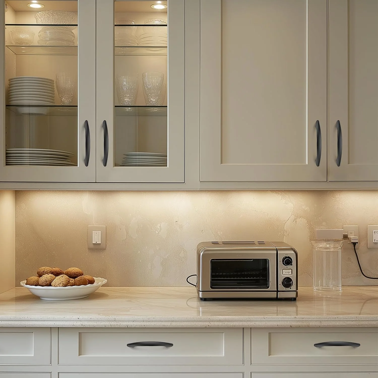 دستگیره کابینت آشپزخانه 5 عددی 3 اینچی با روکش نیکل برس خورده برای کشوها و کابینت ها - یراق آلات برای کمدهای لباس و آشپزخانه دستگیره کابینت آشپزخانه 5 عددی 3 اینچی با روکش نیکل برس خورده برای کشوها و کابینت ها - یراق آلات برای کمدهای لباس و آشپزخانه