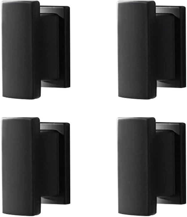 دستگیره کابینت JZS، دستگیره کشو کمد مشکی، دستگیره کابینت برای کمد، حمام، سخت افزار کابینت آشپزخانه، آلیاژ روی جامد، بسته 4 عددی، مشکی مات مربعی دستگیره کابینت JZS، دستگیره کشو کمد مشکی، دستگیره کابینت برای کمد، حمام، سخت افزار کابینت آشپزخانه، آلیاژ روی جامد، بسته 4 عددی، مشکی مات مربعی