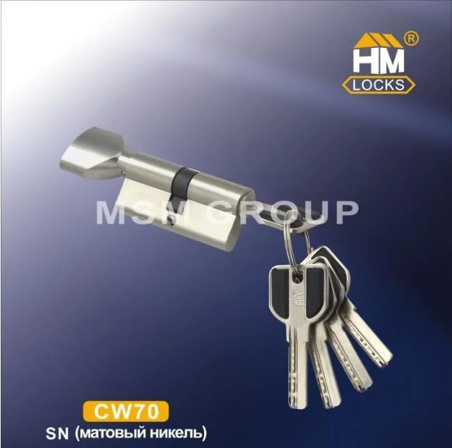 سیلندر قفل ام اس ام Msvilla ISO9001، 5 کلید کامپیوتری + دستگیره با روکش لاستیکی، محصول اسپانیایی برای انواع دستگیره درب (70 میلی متر، نقره ای) برنجی (مدرن، نقره ای، 70 میلی متر)