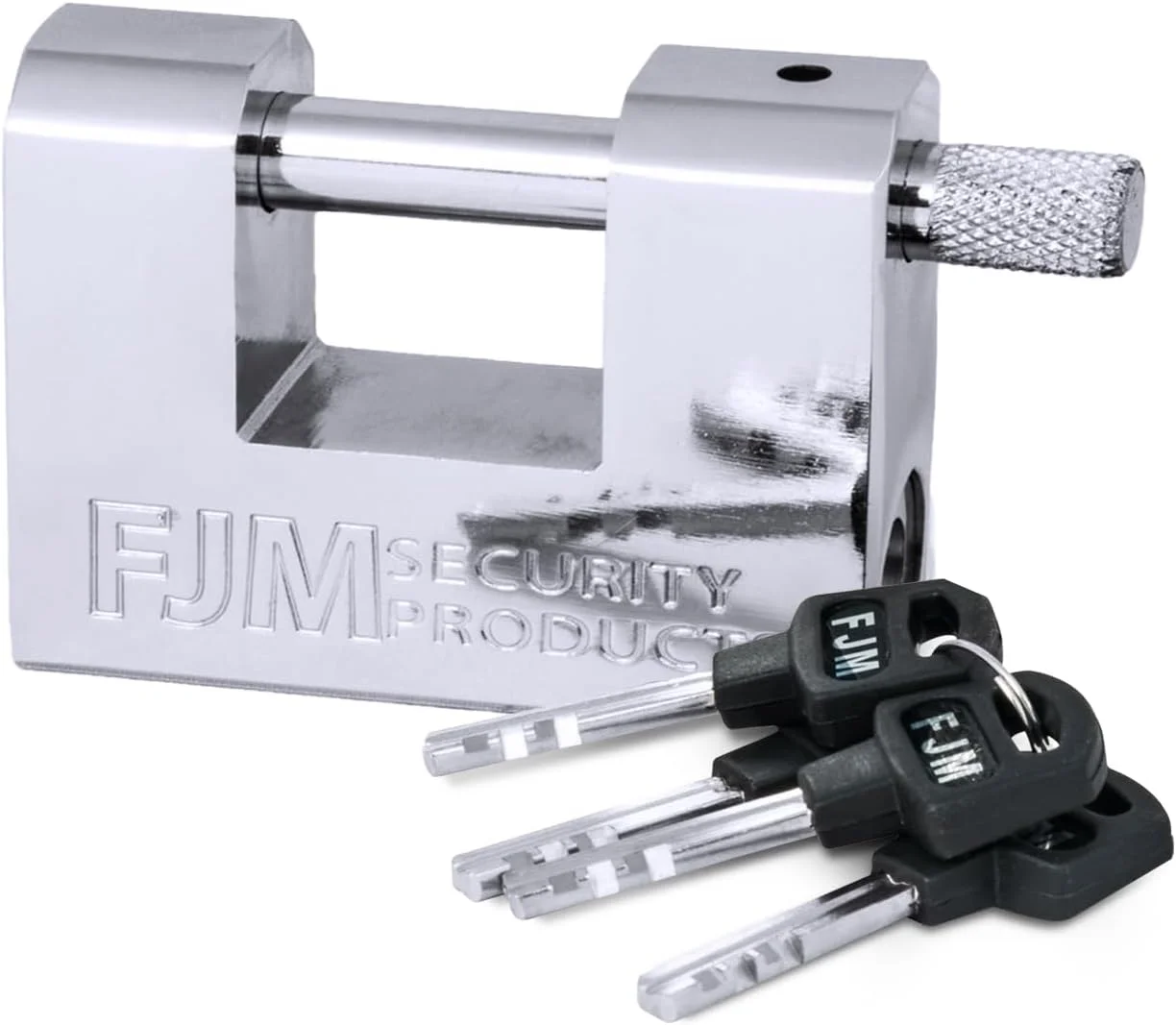 قفل آویز امنیتی بالا مدل FJM SPSA80-KD D-Style، قفل ضد سرقت برای بهبود خانه، قفل تریلر، قفل دوچرخه و قفل درب. همچنین برای سوله های ذخیره سازی در فضای باز، شامل مجموعه قفل اصلی، کلید متفاوت، 3 1/8 اینچ