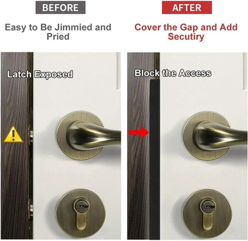 محافظ قفل درب FDTY، محافظ امنیتی، پوشش ضد سرقت شکاف درب، استیل ضد زنگ (28 سانتی متر)