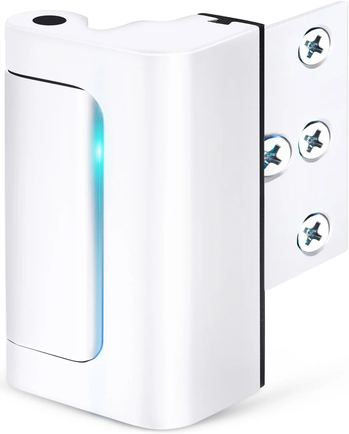 قفل تقویت درب امنیتی منزل - قفل درب امنیتی بالا و ضد کودک برای درب های ورودی جهت ایمنی کودکان، مقاوم در برابر 800 پوند، قفل زبانه بالایی درب، محافظ درب چرخشی به سمت داخل