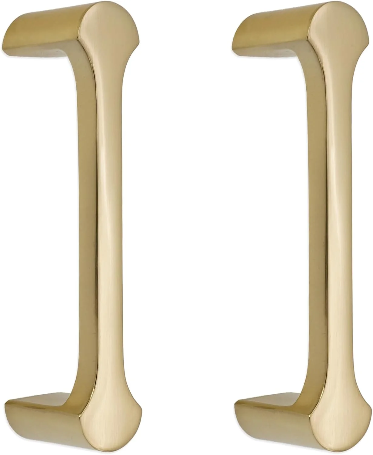 دستگیره کابینت برنجی مدرن Infinity Decor، بسته 2 عددی، 118 میلی متر، مناسب برای درب کابینت، کشو، کابینت آشپزخانه