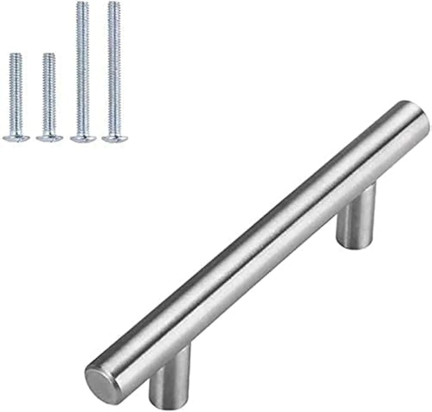 هومدیای ۲۰ عددی دستگیره کابینت نیکل برس خورده ۳ اینچی، دستگیره های مدرن کابینت - دستگیره های کشوی نیکل برس خورده، سخت افزار کابینت استیل ضد زنگ، دستگیره درب کابینت ۵ اینچی برای کابینت و کمد