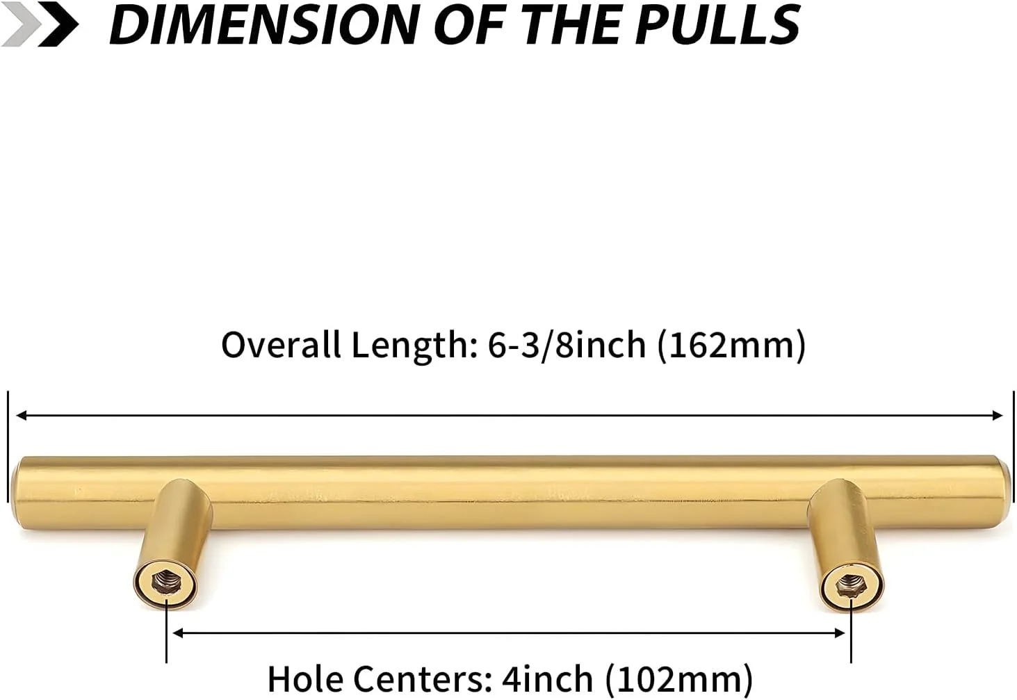 گلدن وارم 5 عدد دستگیره کابینت آشپزخانه طلایی، دستگیره کشو، دستگیره کمد، استیل ضد زنگ مدرن، قطر 1/2 اینچ، فاصله مرکز سوراخ 4 اینچ مدل LS201GD102-5Units گلدن وارم 5 عدد دستگیره کابینت آشپزخانه طلایی، دستگیره کشو، دستگیره کمد، استیل ضد زنگ مدرن، قطر 1/2 اینچ، فاصله مرکز سوراخ 4 اینچ مدل LS201GD102-5Units