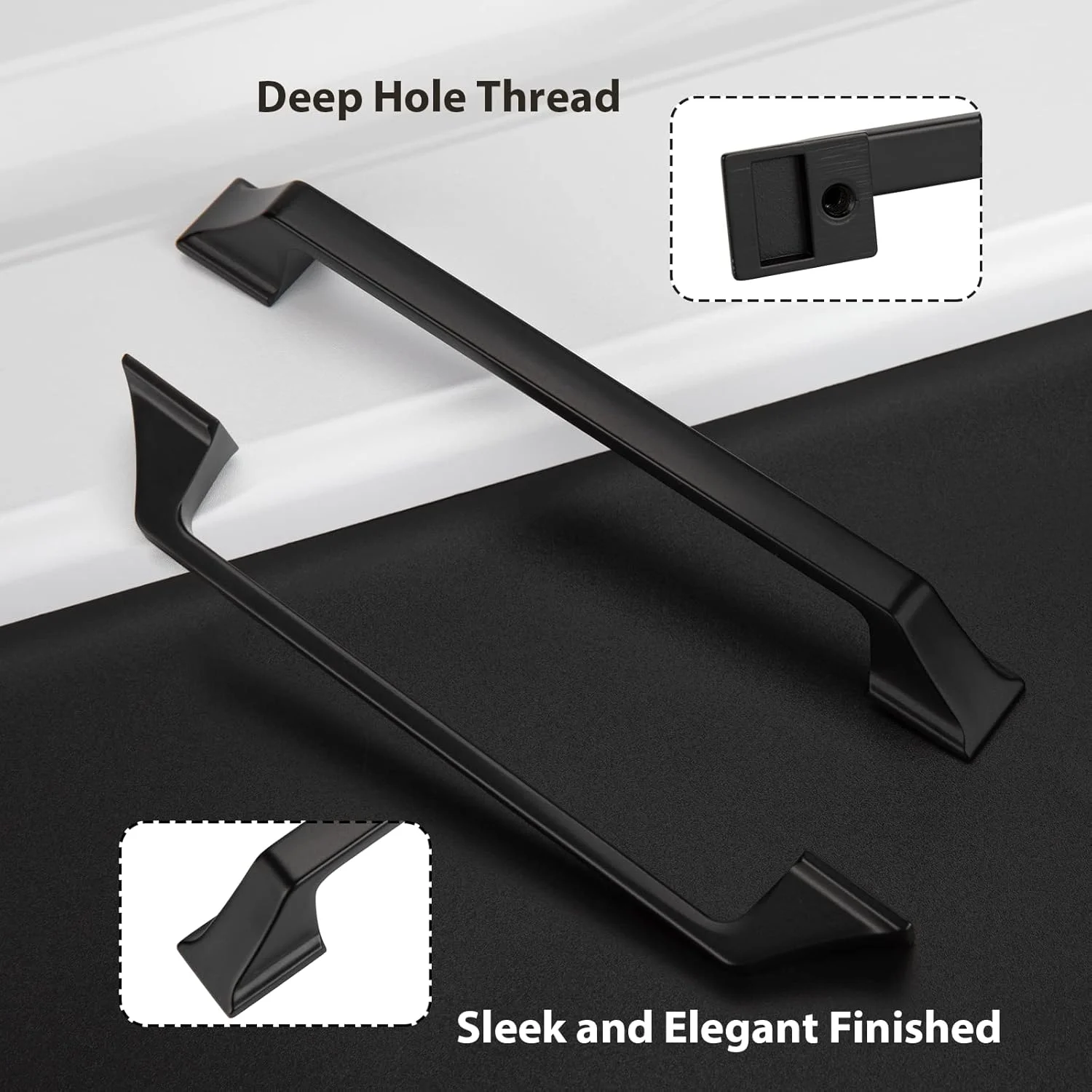 گلدن وارم، دستگیره کابینت مشکی مات، بسته 10 عددی، دستگیره کشو، دستگیره کابینت آشپزخانه، دستگیره کمد و دراور برای حمام، کابینت، اتاق نشیمن گلدن وارم، دستگیره کابینت مشکی مات، بسته 10 عددی، دستگیره کشو، دستگیره کابینت آشپزخانه، دستگیره کمد و دراور برای حمام، کابینت، اتاق نشیمن