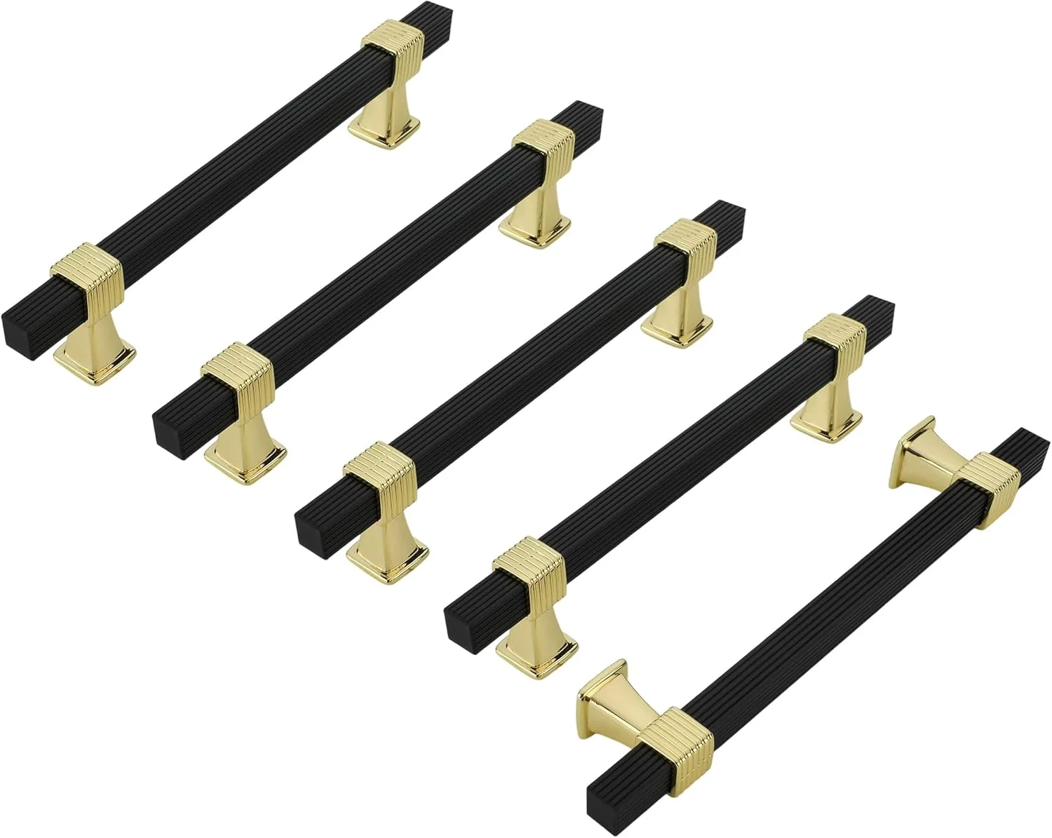 دستگیره کابینت کشویی مربعی دستگیره کمد دستگیره کابینت دستگیره کشو آلومینیومی (بسته 5 عددی)