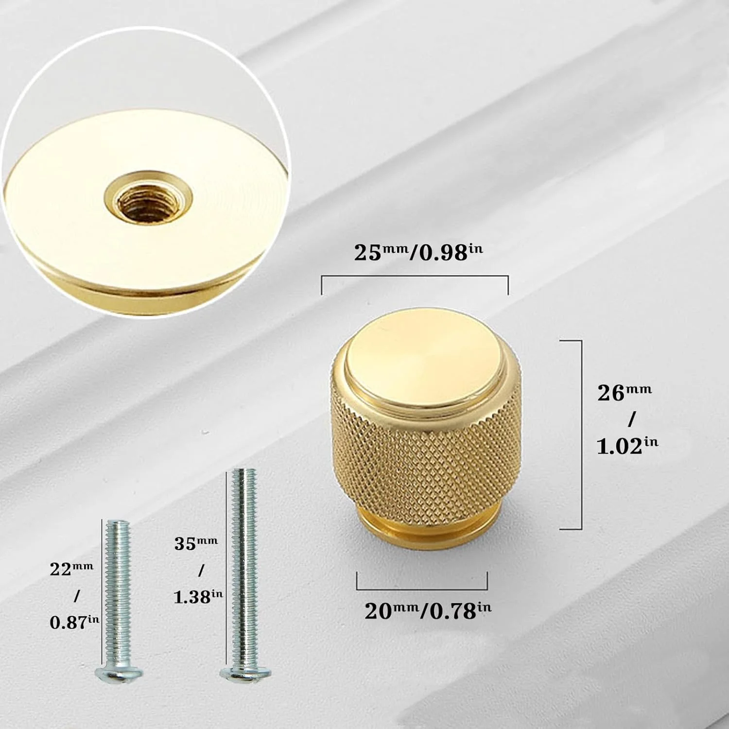 دستگیره کابینت گرد طلایی برس خورده Ymaiss، بسته 12 عددی، دستگیره های کشو کمد آشپزخانه، دستگیره تک سوراخ برای کشو، کمد، کابینت، کمد لباس دستگیره کابینت گرد طلایی برس خورده Ymaiss، بسته 12 عددی، دستگیره های کشو کمد آشپزخانه، دستگیره تک سوراخ برای کشو، کمد، کابینت، کمد لباس