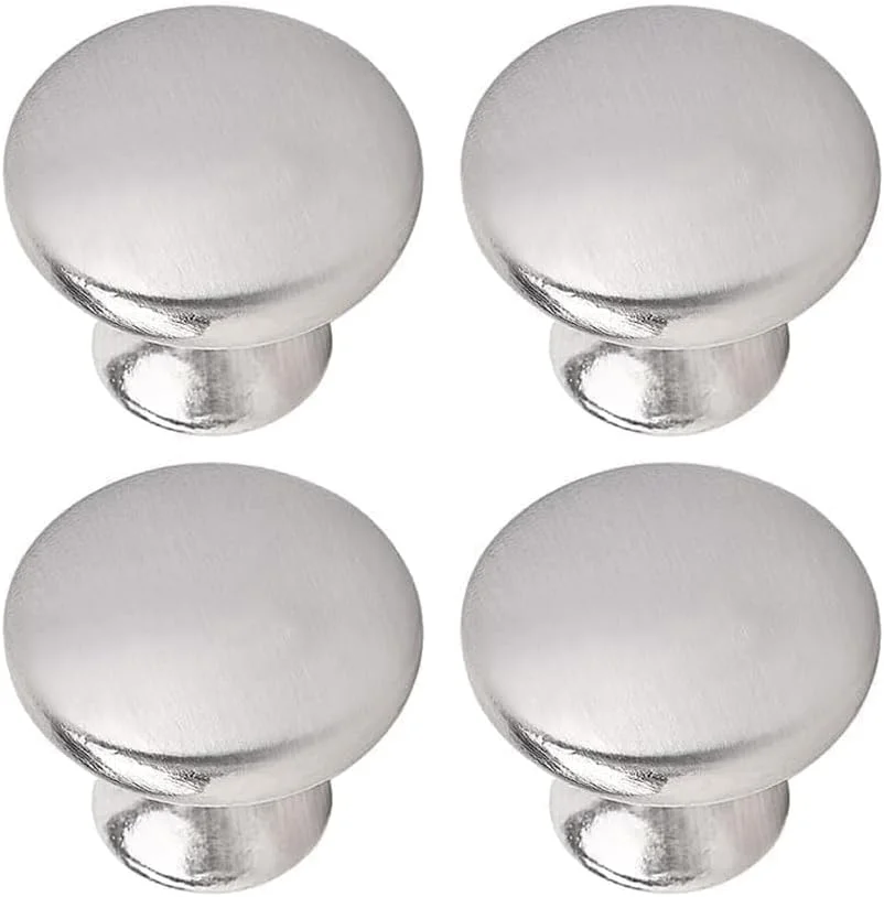 دستگیره کابینت آشپزخانه Aputue، بسته 4 عددی دستگیره سخت افزاری کابینت آلیاژ روی با روکش مات، دستگیره بادوام کشو برای کابینت آشپزخانه، ایده آل برای ارتقاء مبلمان مدرن منزل و دفتر کار