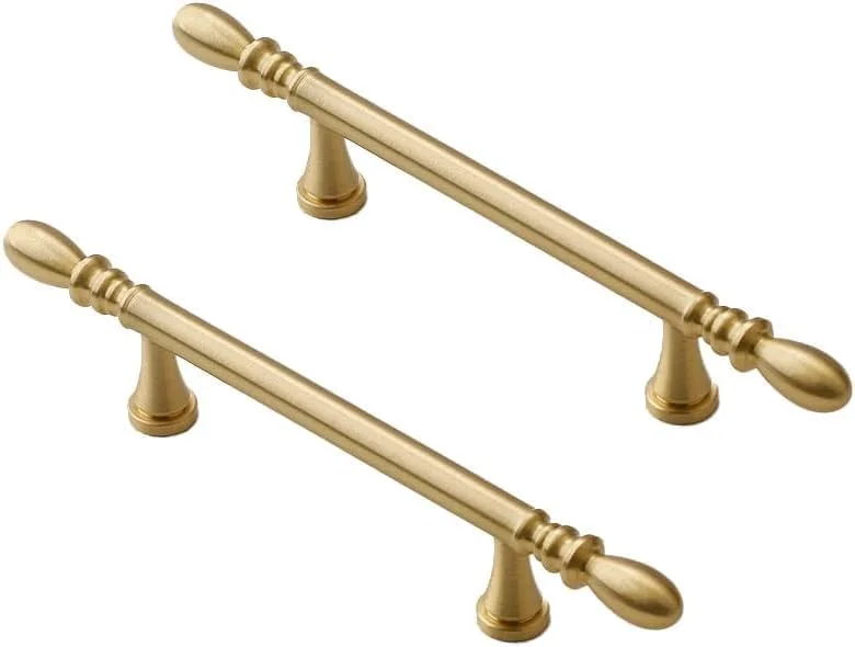 دستگیره کشو ATDORO، بسته 2 عددی، دستگیره کابینت، دستگیره میله ای کشو، دستگیره درب برای سخت افزار کابینت حمام، دستگیره کابینت آشپزخانه، 18 سانتی متر، دستگیره مدرن کشو کمد