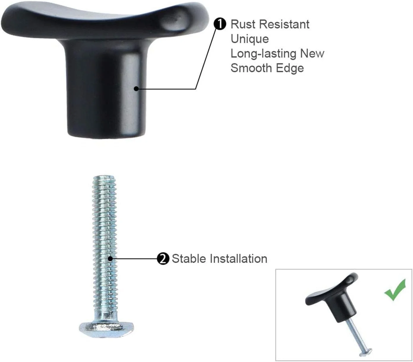 دستگیره کشو کابینت Aputue، بسته 10 عددی دستگیره های مشکی مات شیک، دستگیره کشو کابینت برای کمد لباس، کمد نگهداری، دستگیره های آلیاژ روی مقاوم در برابر زنگ زدگی با پیچ دستگیره کشو کابینت Aputue، بسته 10 عددی دستگیره های مشکی مات شیک، دستگیره کشو کابینت برای کمد لباس، کمد نگهداری، دستگیره های آلیاژ روی مقاوم در برابر زنگ زدگی با پیچ