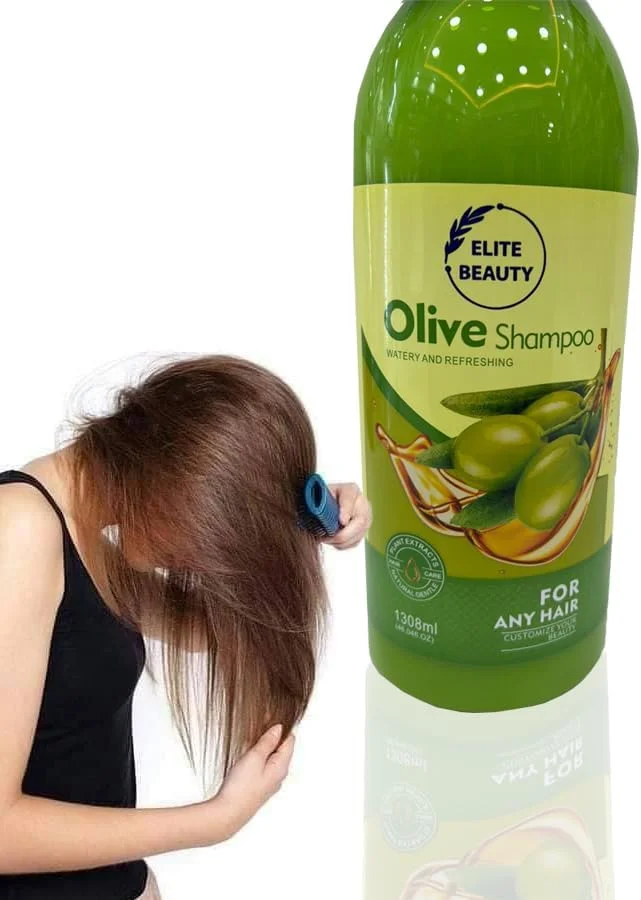 شامپو نرم کننده مغذی زیتون الیت بیوتی، فرمول ضد شوره، 1300 میلی لیتر شامپو نرم کننده مغذی زیتون الیت بیوتی، فرمول ضد شوره، 1300 میلی لیتر