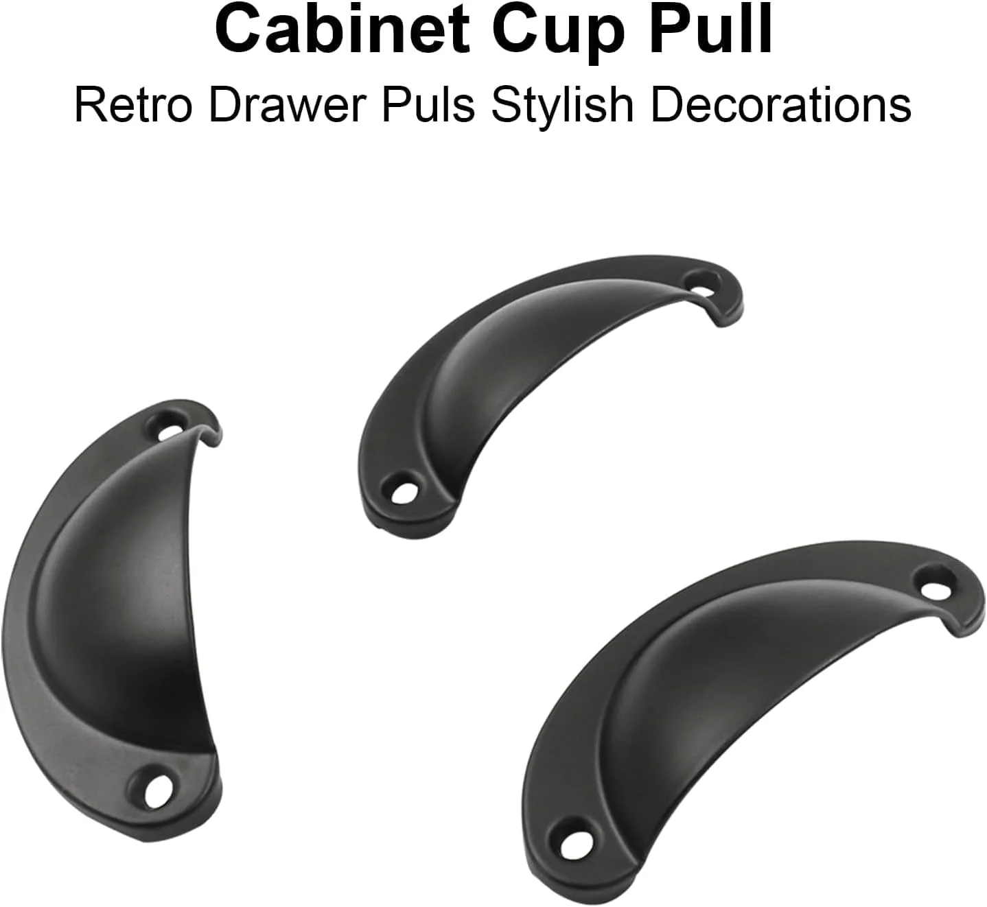 24 عدد دستگیره فنجانی عتیقه، دستگیره های کشویی فنجانی مشکی، دستگیره کابینت برای کمد، بوفه، کمد دیواری، آشپزخانه، مبلمان (طول 8.1 سانتی متر، فاصله سوراخ 6.6 سانتی متر) 24 عدد دستگیره فنجانی عتیقه، دستگیره های کشویی فنجانی مشکی، دستگیره کابینت برای کمد، بوفه، کمد دیواری، آشپزخانه، مبلمان (طول 8.1 سانتی متر، فاصله سوراخ 6.6 سانتی متر)