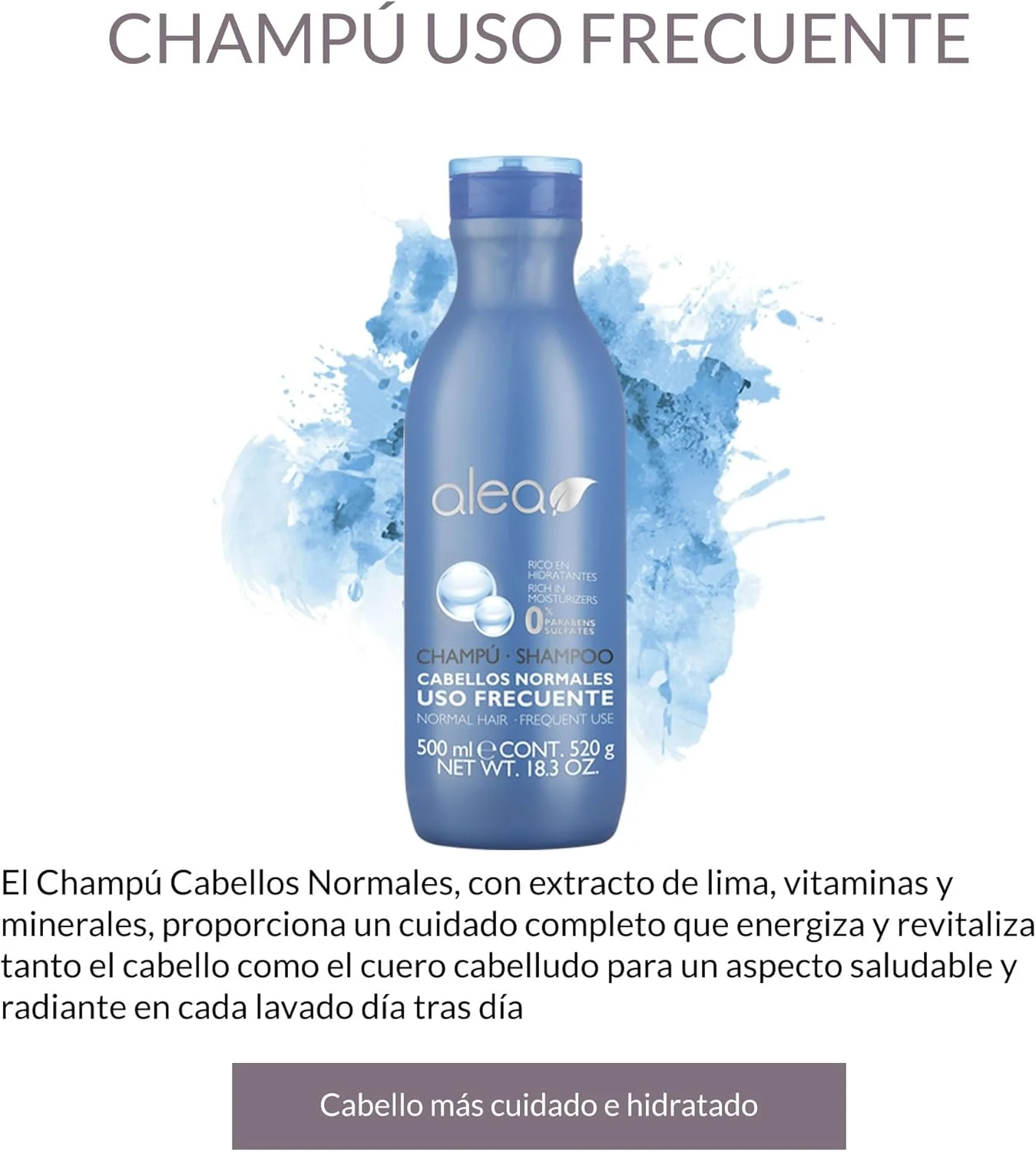 شامپو موی معمولی غنی از مرطوب کننده 500 میلی لیتر شامپو موی معمولی غنی از مرطوب کننده 500 میلی لیتر