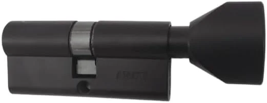 قفل سیلندر درب MAH، 70 میلی متر، 5 کلید کامپیوتری، امنیت بالا ضد سرقت ضد سوراخ ضد ضربه، مشکی، 35T/35