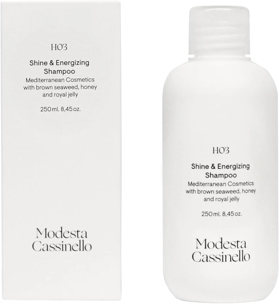 شامپو درخشش و شادابی مو مودستا کاسینلو H03 بدون سولفات و سیلیکون - حاوی جلبک قهوه ای، عسل و روغن زیتون - مناسب موهای کدر، حساس یا رنگ شده (250 میلی لیتر) شامپو درخشش و شادابی مو مودستا کاسینلو H03 بدون سولفات و سیلیکون - حاوی جلبک قهوه ای، عسل و روغن زیتون - مناسب موهای کدر، حساس یا رنگ شده (250 میلی لیتر)