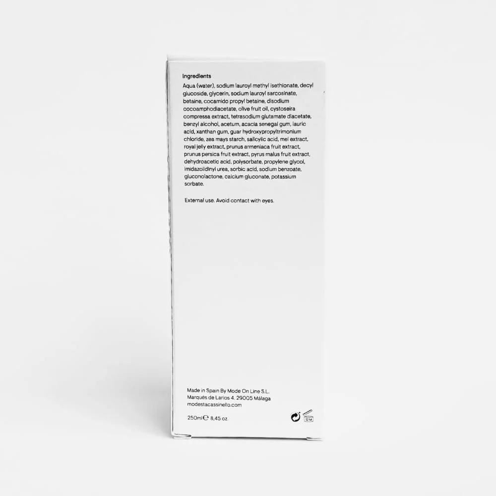 شامپو درخشش و شادابی مو مودستا کاسینلو H03 بدون سولفات و سیلیکون - حاوی جلبک قهوه ای، عسل و روغن زیتون - مناسب موهای کدر، حساس یا رنگ شده (250 میلی لیتر) شامپو درخشش و شادابی مو مودستا کاسینلو H03 بدون سولفات و سیلیکون - حاوی جلبک قهوه ای، عسل و روغن زیتون - مناسب موهای کدر، حساس یا رنگ شده (250 میلی لیتر)