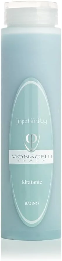 شامپو مرطوب کننده مو موناسلی اینفینیتی باگنو 200 میلی لیتر، پاک کننده ملایم و کرمی برای مو و پوست سر معمولی یا کمی کم آب
