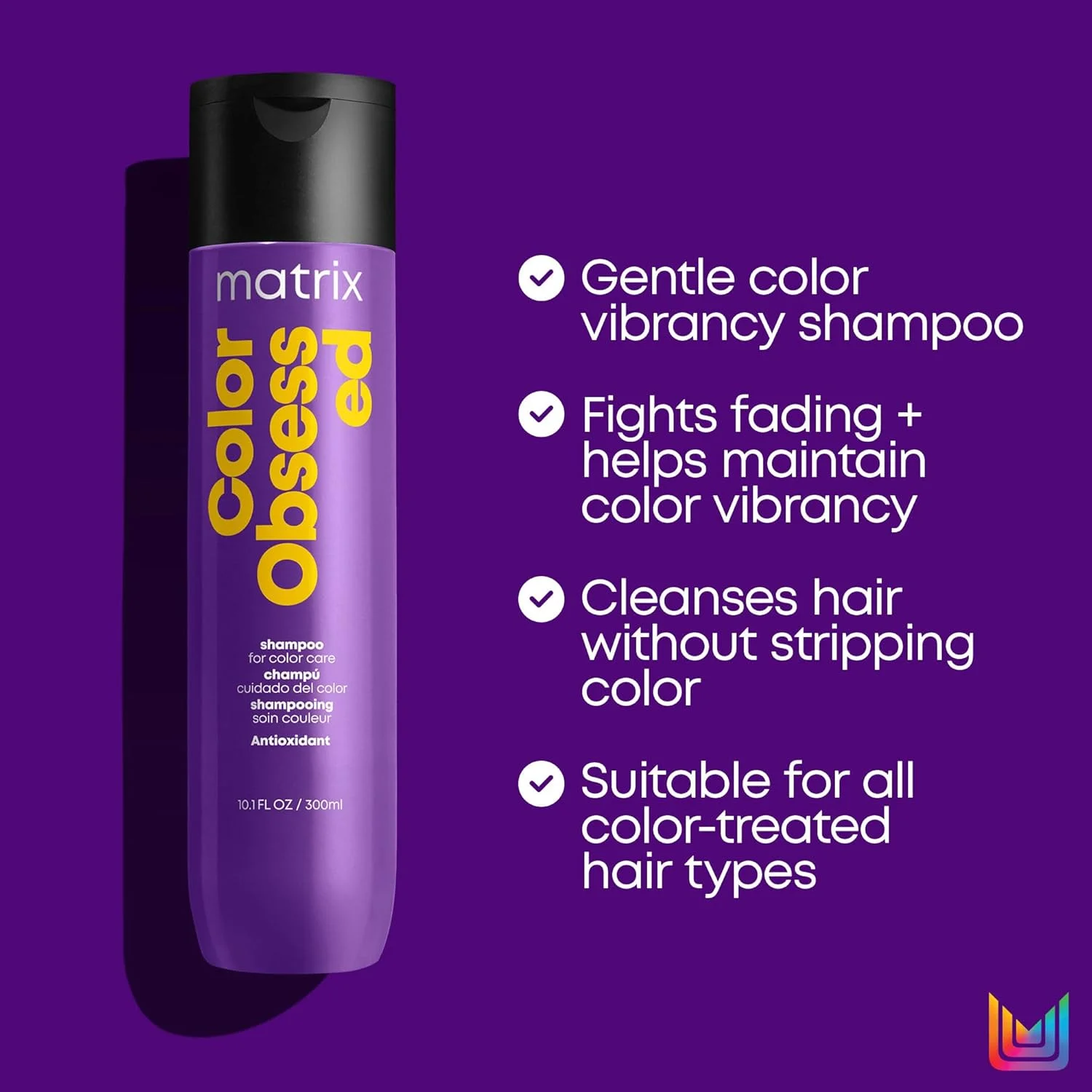 شامپو آنتی اکسیدان تثبیت کننده رنگ مو ماتریکس | افزایش دهنده رنگ مو و جلوگیری از محو شدن | مناسب موهای رنگ شده | بدون تست حیوانی | شامپو سالنی | بسته بندی ممکن است متفاوت باشد | 300 میلی لیتر | وگان شامپو آنتی اکسیدان تثبیت کننده رنگ مو ماتریکس | افزایش دهنده رنگ مو و جلوگیری از محو شدن | مناسب موهای رنگ شده | بدون تست حیوانی | شامپو سالنی | بسته بندی ممکن است متفاوت باشد | 300 میلی لیتر | وگان