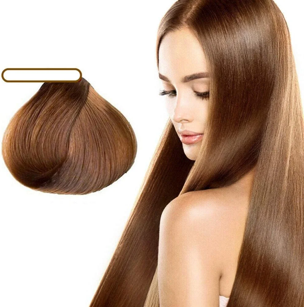 شامپو رنگ موی روغن آرگان مانی موکرو، رنگ قهوه ای روشن، 500 میلی لیتر، بسته ویژه با عملکرد سریع و ماندگاری طولانی