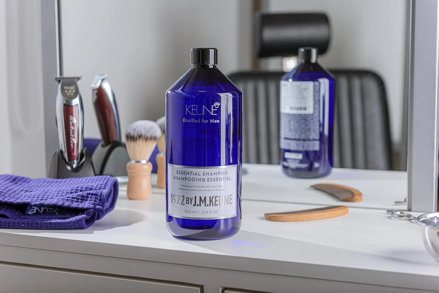 شامپو ضروری کئون 1922 بای جی.ام. کئون - شامپو، شوینده ریش و شوینده بدن - 1000 میلی لیتر