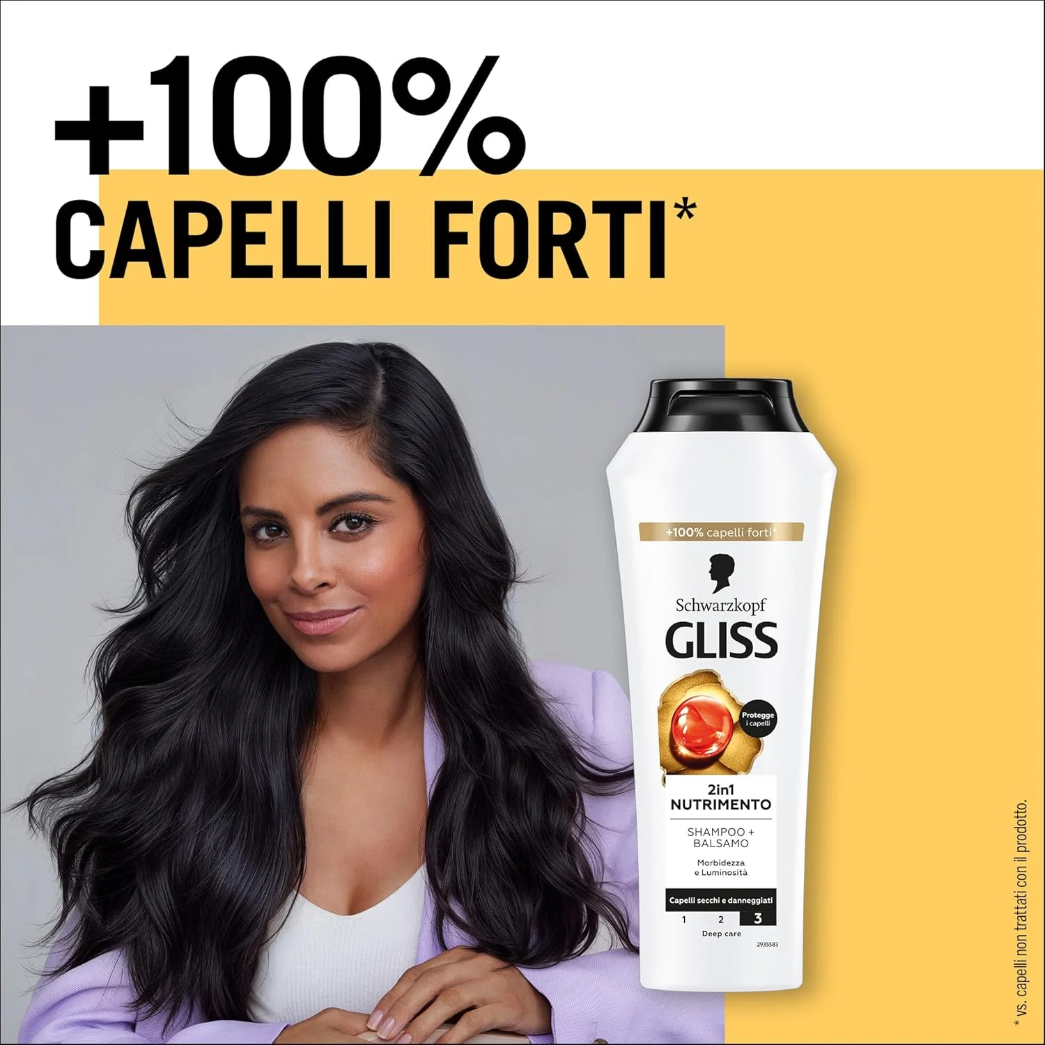 شامپو و نرم کننده 2 در 1 گلیس شوارتسکف، تغذیه کننده، برای داشتن موهایی سالم، نرمی و درخشندگی موهای معمولی، حاوی کراتین هیدرولیز شده و شهد گل، بسته 6 عددی 250 میلی لیتری