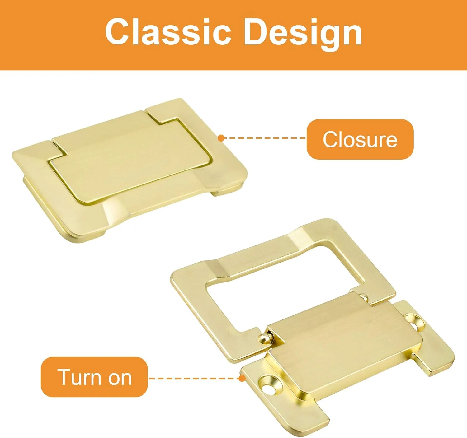 دستگیره توکار برنجی MOROBOR، مناسب برای درب های کشویی، کمد و کشو (4 عدد) دستگیره توکار برنجی MOROBOR، مناسب برای درب های کشویی، کمد و کشو (4 عدد)