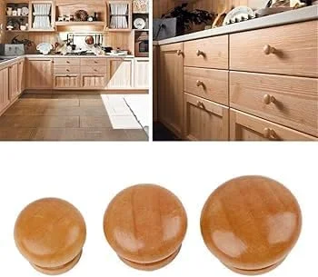 دستگیره چوبی کابینت KNP، 30 میلی متر، 2 عددی، دستگیره های کلاسیک و بادوام هستند که برای افزودن یک لمس طبیعی و ظریف به کابینت ها، کشوها و مبلمان طراحی شده اند.