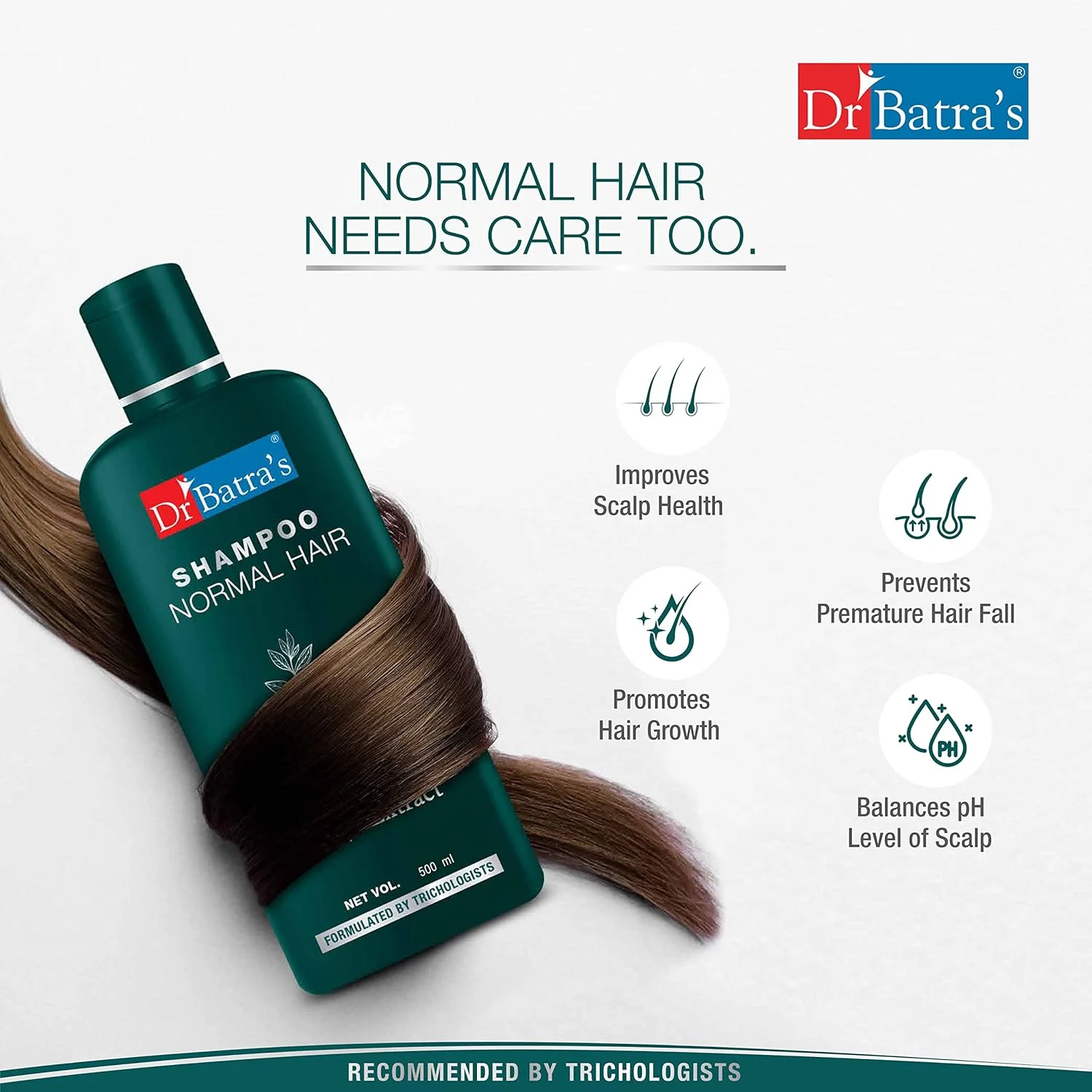 سرم احیا کننده مو دکتر باترا 125 میلی لیتر، شامپو معمولی - 500 میلی لیتر و روغن مو - 100 میلی لیتر