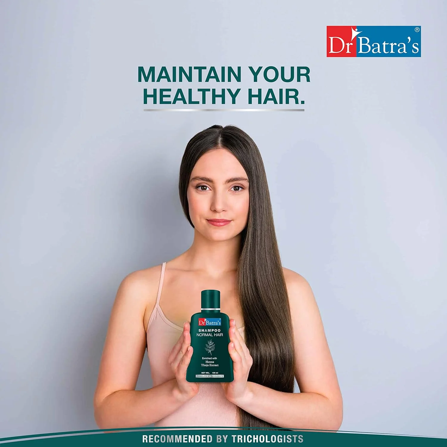 شامپو حنا دکتر باترا مناسب موهای معمولی 100 میلی لیتر | مناسب برای آقایان و بانوان | فاقد پارابن | فاقد سولفات - بسته 2 عددی