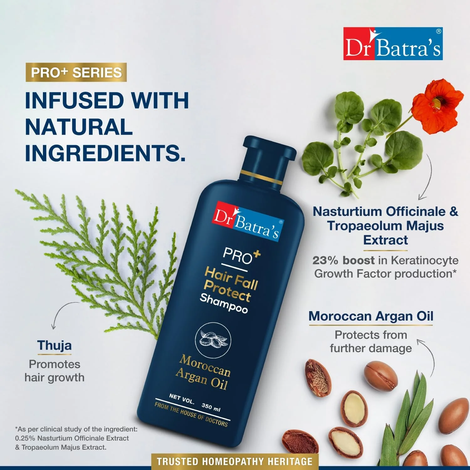 شامپو محافظت از ریزش مو دکتر باترا PRO+ - 350 میلی لیتر | شامپو روغن آرگان مراکشی بدون سولفات برای آقایان و بانوان (بسته 1 عددی) شامپو محافظت از ریزش مو دکتر باترا PRO+ - 350 میلی لیتر | شامپو روغن آرگان مراکشی بدون سولفات برای آقایان و بانوان (بسته 1 عددی)