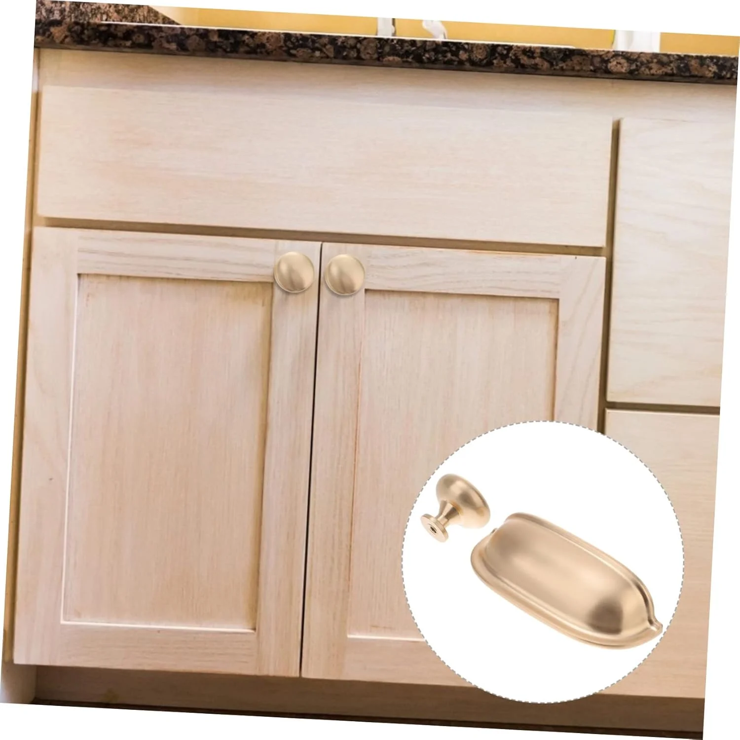 ست دستگیره کابینت آشپزخانه شامل 15 عدد دستگیره کشو، دستگیره کمد، دستگیره های کشویی، دستگیره های فنجانی و دستگیره های دکمه ای مبلمان