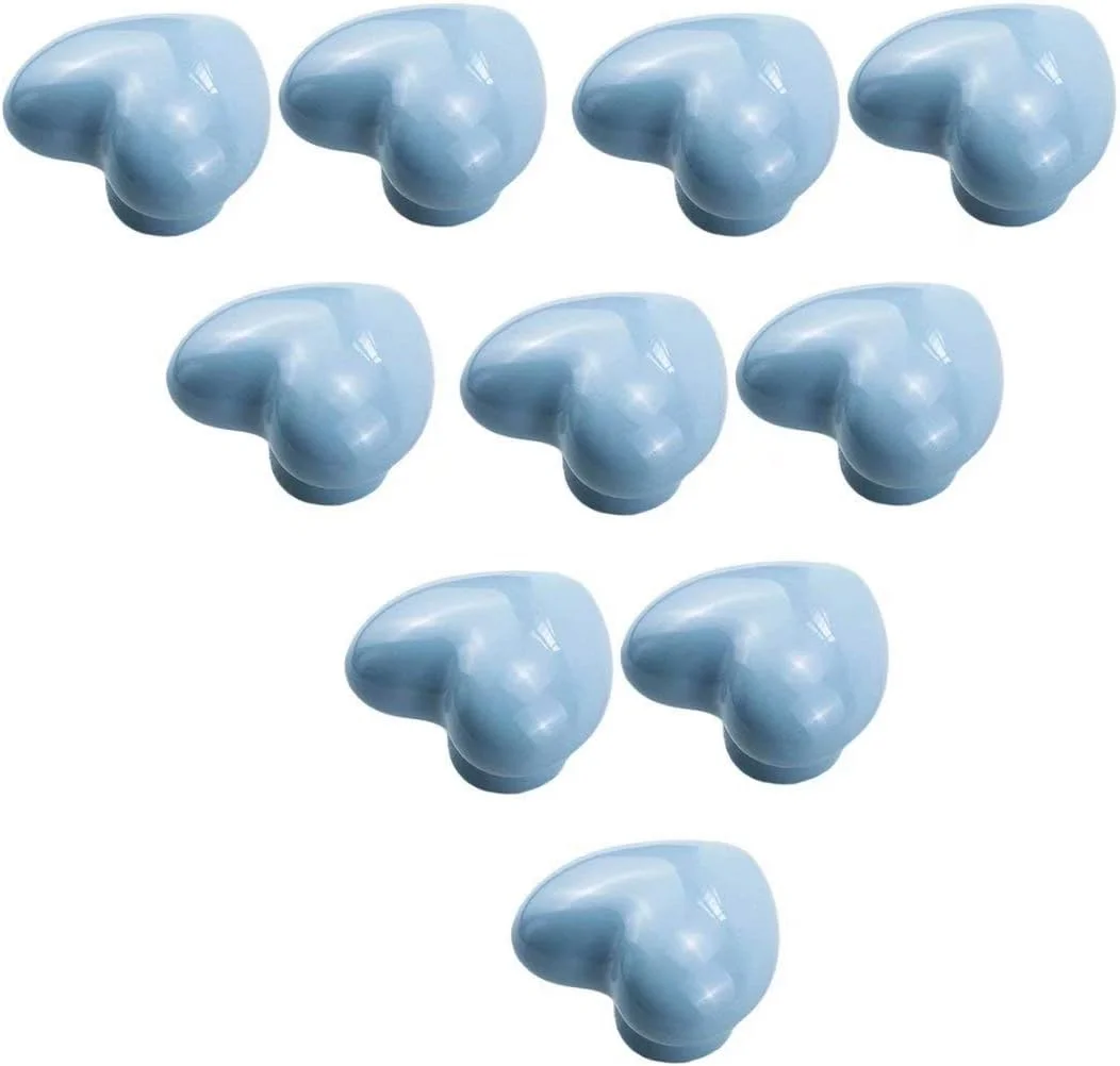 دستگیره درب کابینت آشپزخانه آلیاژ روی سرامیک آبی دستگیره کشو/درب کابینت 10 عددی