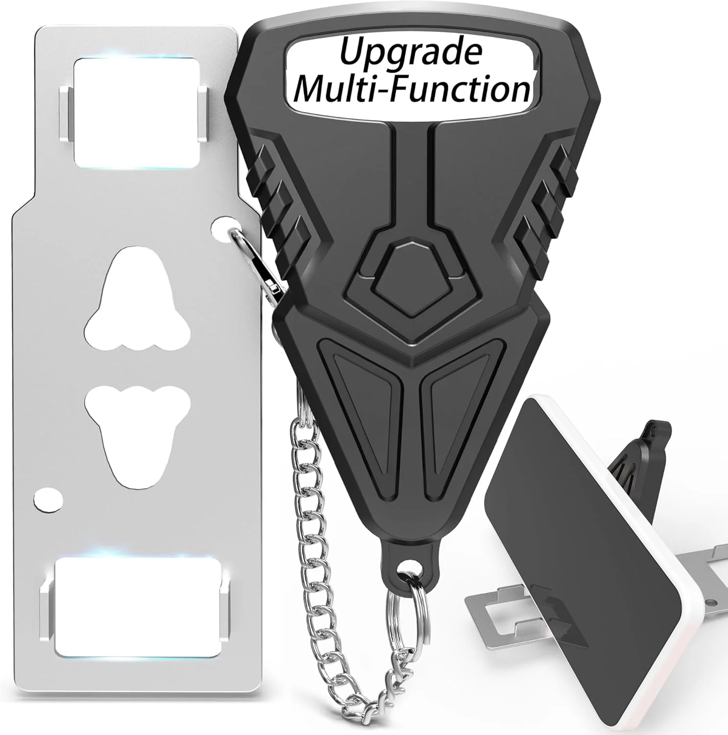 قفل درب قابل حمل ZGD ZGD برای اتاق های هتل، قفل آپارتمان برای مسافرت یا پایه تلفن همراه، قفل درب محافظ امنیت خانگی ارتقا یافته، قفل اضافی از داخل، قفل درب ایمنی هتل برای مسافران