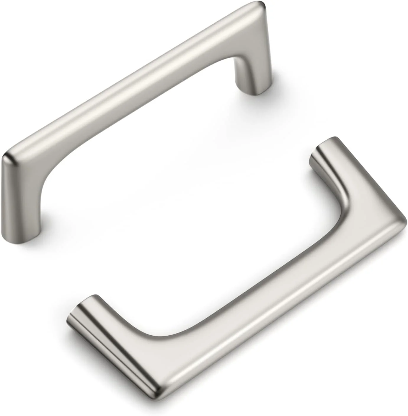 گلدن وارم، بسته 5 عددی دستگیره کابینت 7.6 سانتی متری، روکش نیکل مات، مناسب برای سخت افزار آشپزخانه، دستگیره های کشو از جنس آلیاژ روی