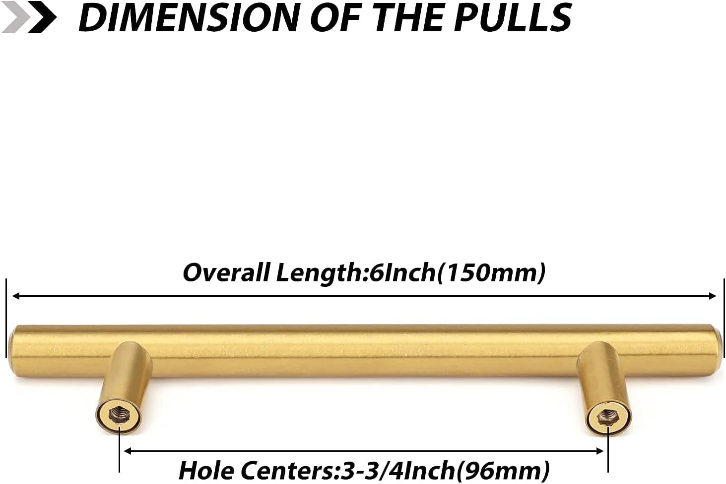 goldenwarm بسته 25 عددی دستگیره کابینت آشپزخانه برنجی برس خورده، دستگیره های کشو کمد 96 میلی متری طلایی - دستگیره مدرن کابینت/سخت افزار مبلمان، دستگیره درب کابینت حمام goldenwarm بسته 25 عددی دستگیره کابینت آشپزخانه برنجی برس خورده، دستگیره های کشو کمد 96 میلی متری طلایی - دستگیره مدرن کابینت/سخت افزار مبلمان، دستگیره درب کابینت حمام