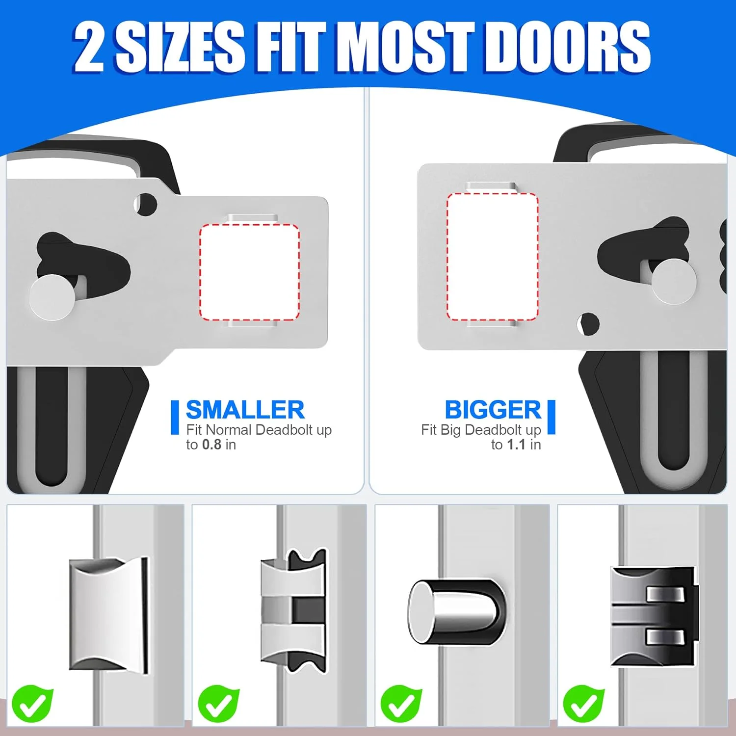 قفل درب قابل حمل ZGD ZGD برای اتاق های هتل، قفل آپارتمان برای مسافرت یا پایه تلفن همراه، قفل درب محافظ امنیت خانگی ارتقا یافته، قفل اضافی از داخل، قفل درب ایمنی هتل برای مسافران