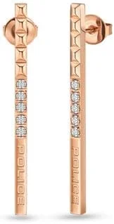 گوشواره های رزگلد پلیس تازیا با کریستال زنانه گوشواره های رزگلد پلیس تازیا با کریستال زنانه