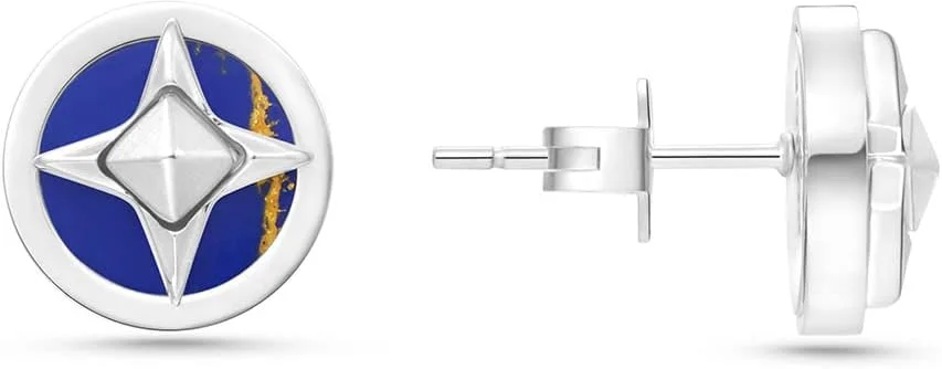 گوشواره زنانه پلیس مدل Lucky Star استیل ضد زنگ با سنگ لاجورد - PEJLE0002002 گوشواره زنانه پلیس مدل Lucky Star استیل ضد زنگ با سنگ لاجورد - PEJLE0002002