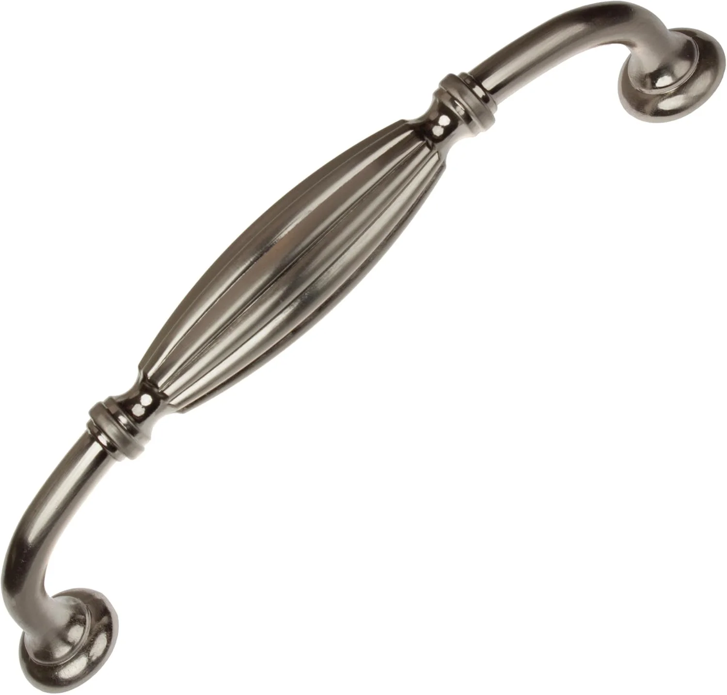 دستگیره کابینت شیاردار کلاسیک GlideRite Hardware 4046-SN-10، بزرگ، نیکل ساتن