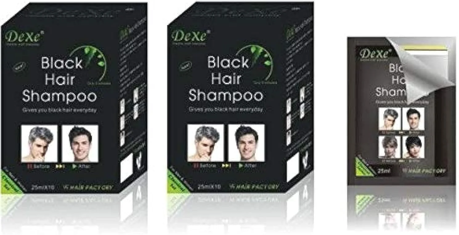 شامپو موی سر مشکی Dexe مدل BHS004، بسته 2 عددی شامپو موی سر مشکی Dexe مدل BHS004، بسته 2 عددی