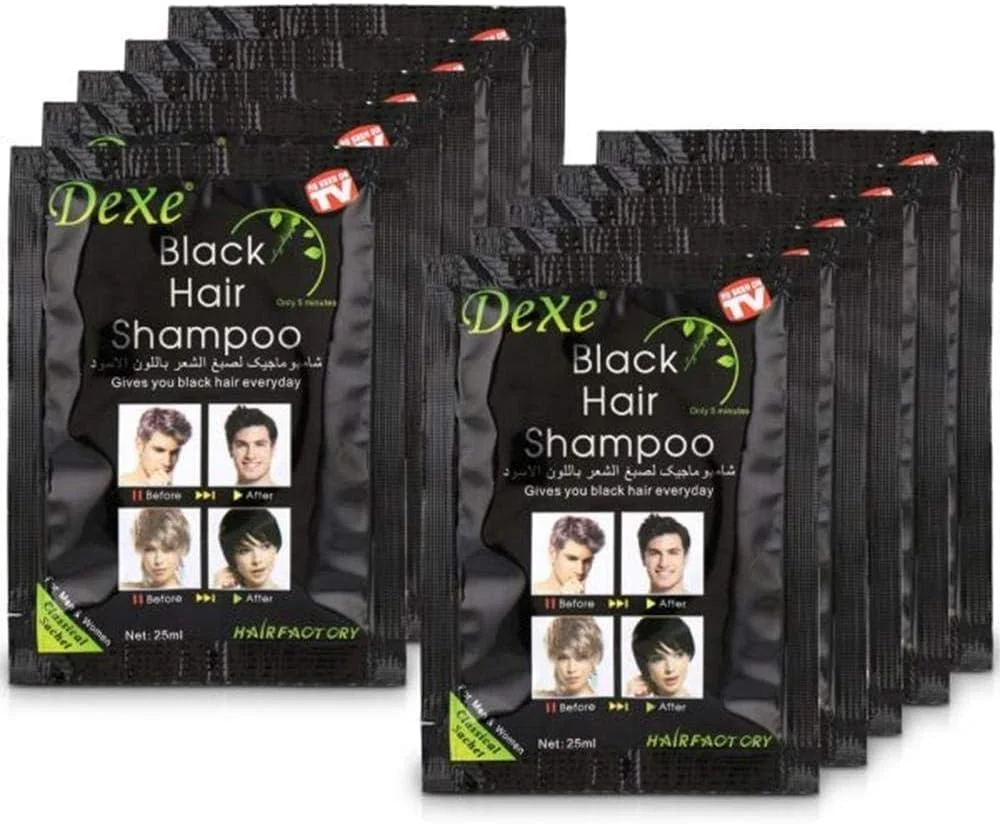 شامپو موی سر مشکی Dexe مدل BHS004، بسته 2 عددی شامپو موی سر مشکی Dexe مدل BHS004، بسته 2 عددی