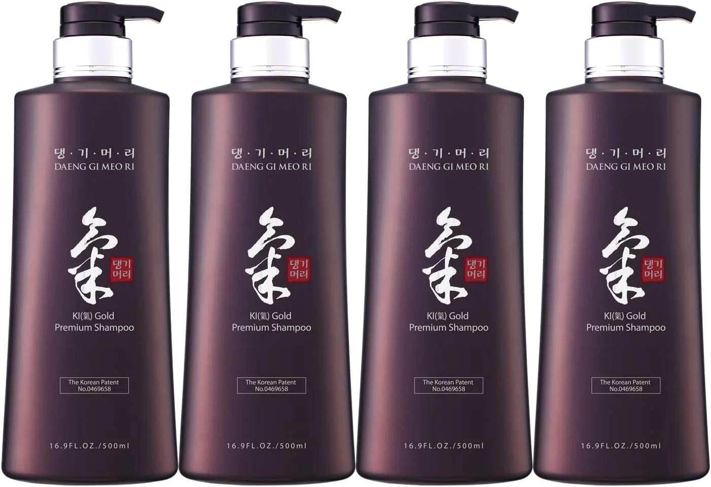 شامپو ممتاز طلایی Daeng Gi Meo Ri Ki (500 میلی لیتر) X 4 شامپو ممتاز طلایی Daeng Gi Meo Ri Ki (500 میلی لیتر) X 4
