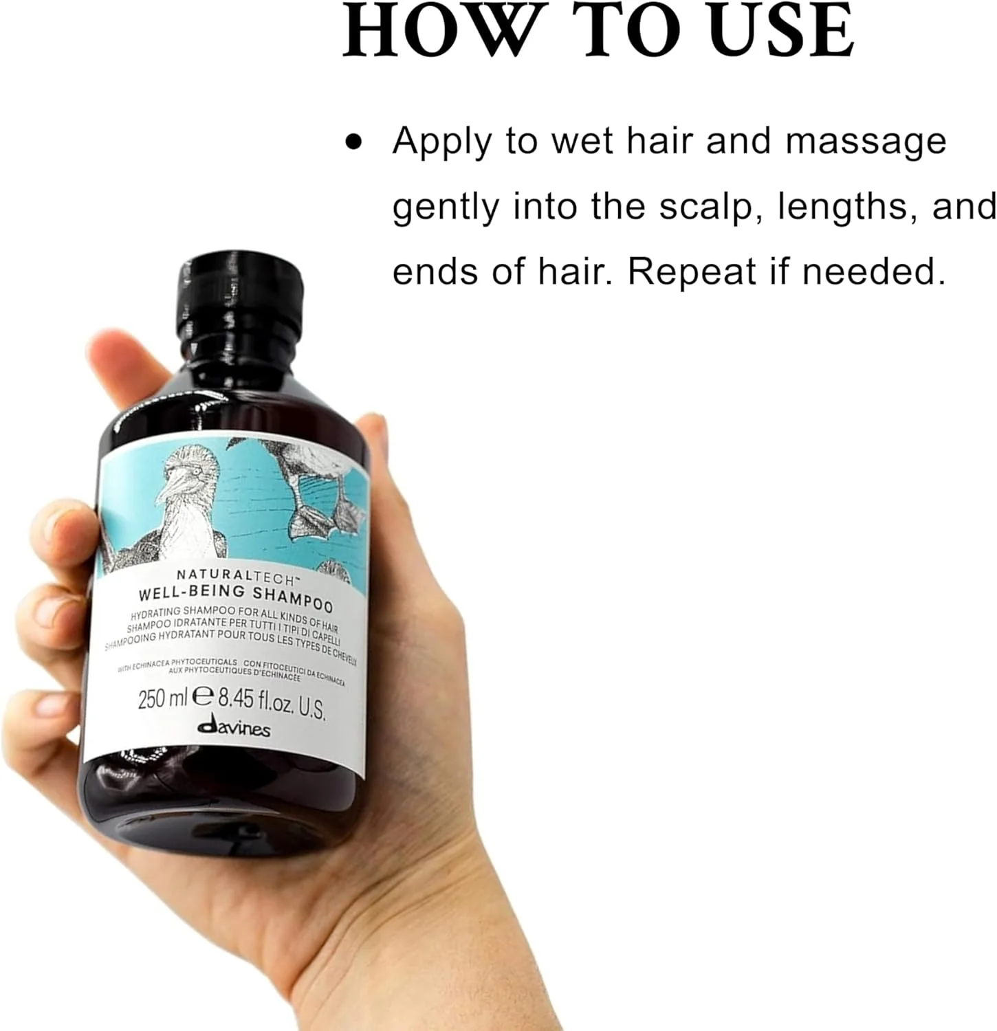 شامپو Naturaltech Well-Being داوینس مناسب برای آقایان و بانوان - 250 میلی لیتر