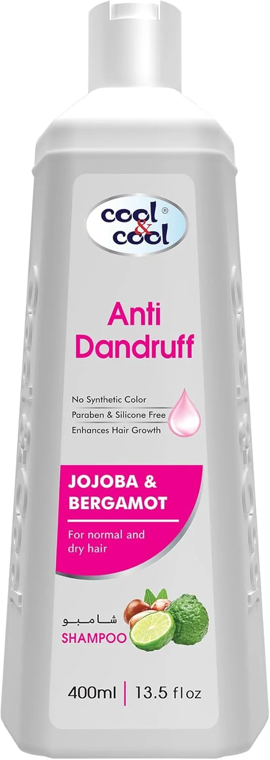 شامپو ضد شوره سر کول اند کول 400 میلی لیتر، حاوی جوجوبا و ترنج، مناسب موهای معمولی و خشک، فاقد پارابن و سولفات، برای آقایان و بانوان، سفید شامپو ضد شوره سر کول اند کول 400 میلی لیتر، حاوی جوجوبا و ترنج، مناسب موهای معمولی و خشک، فاقد پارابن و سولفات، برای آقایان و بانوان، سفید