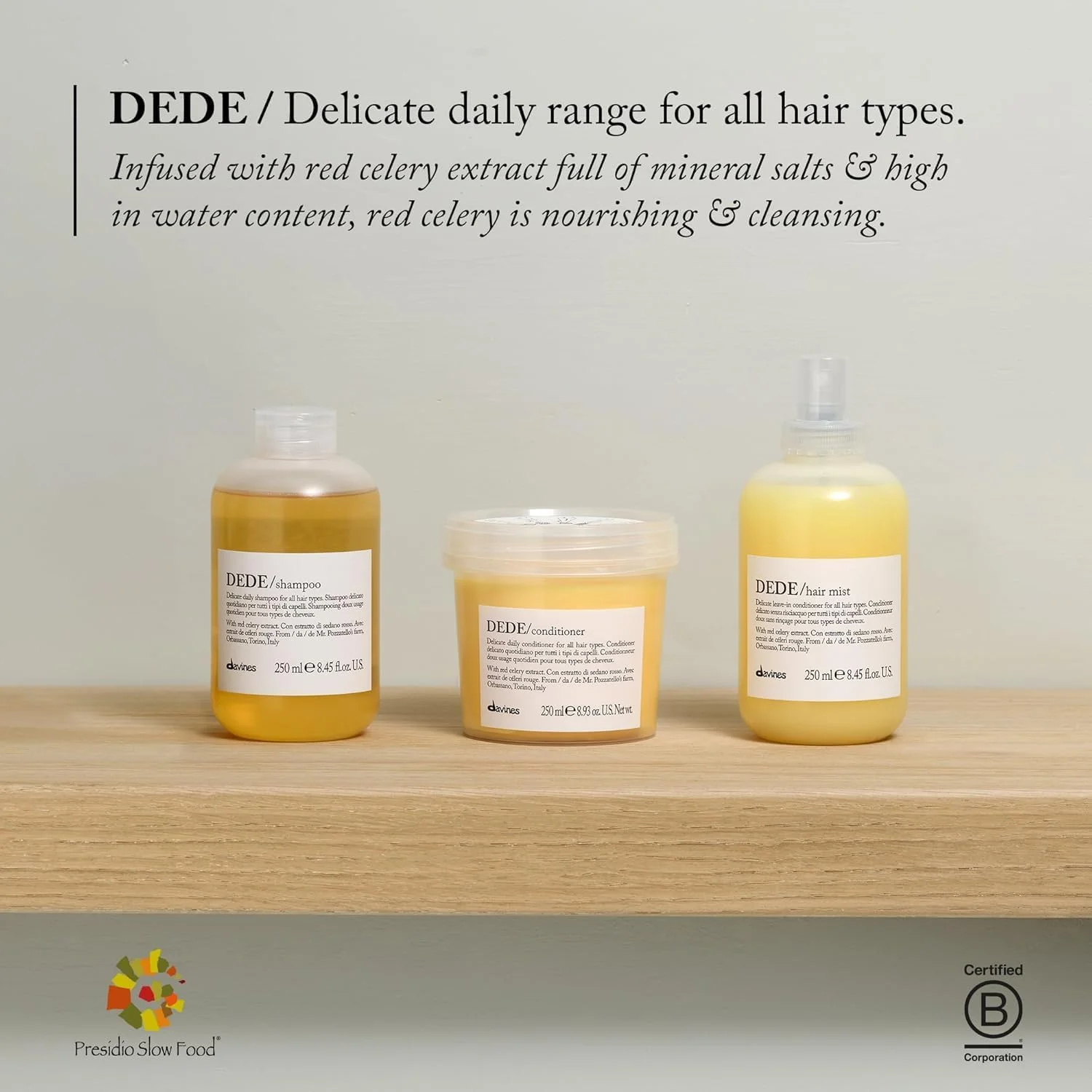 شامپو روزانه ملایم Davines DeDe، شامپو آیین ظریف 250ml شامپو روزانه ملایم Davines DeDe، شامپو آیین ظریف 250ml