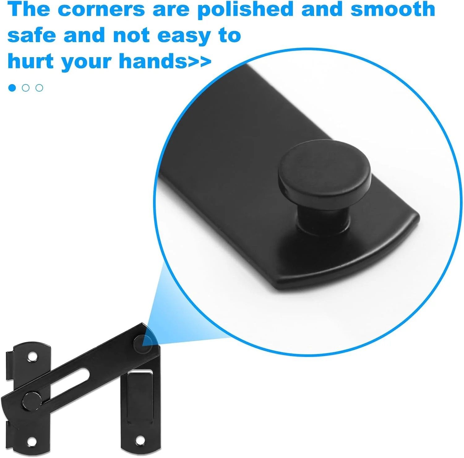 قفل زبانه درب دو طرفه Tahbarshi، 140 میلی متر، با قفل آویز و 3 کلید + 2 عدد قفل درب انبار 180 درجه کشویی، 100 میلی متر، قفل زبانه استیل ضد زنگ