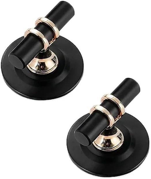 بسته 2 عددی دستگیره خود چسب CcHhyyt، دستگیره کابینت، دستگیره درب، دستگیره کشو، دستگیره برای چسباندن، دستگیره فلزی، دستگیره مبلمان، ساخته شده از آلیاژ روی، دستگیره درب کشویی برای کابینت آشپزخانه